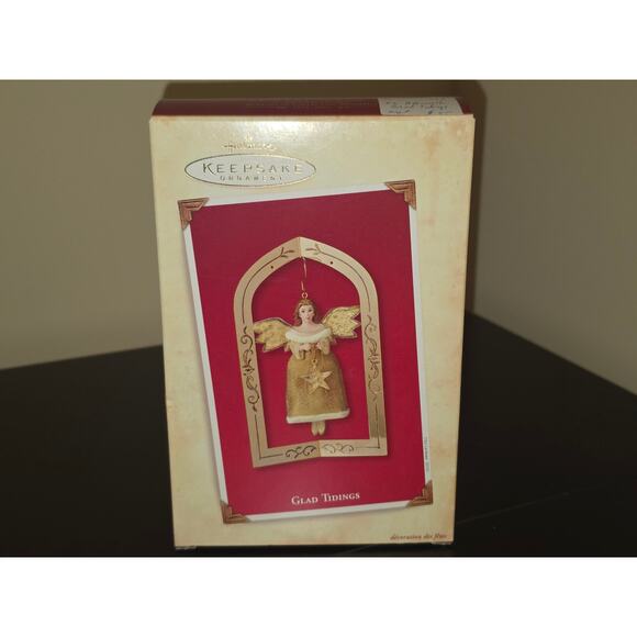 Hallmark Keepsake Ornament Glad Tidings (Angel) 2003 QRP4237 Sue Tague New NIB - Picture 1 of 4
